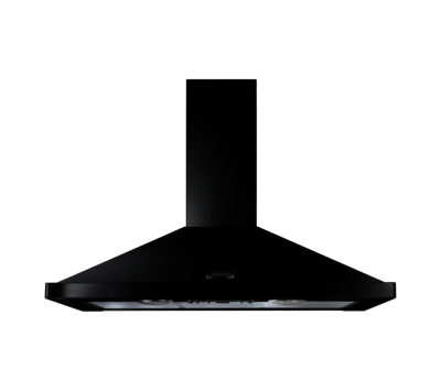 RANGEMASTER  LEIHDC110BB Chimney Cooker Hood - Black & Brass